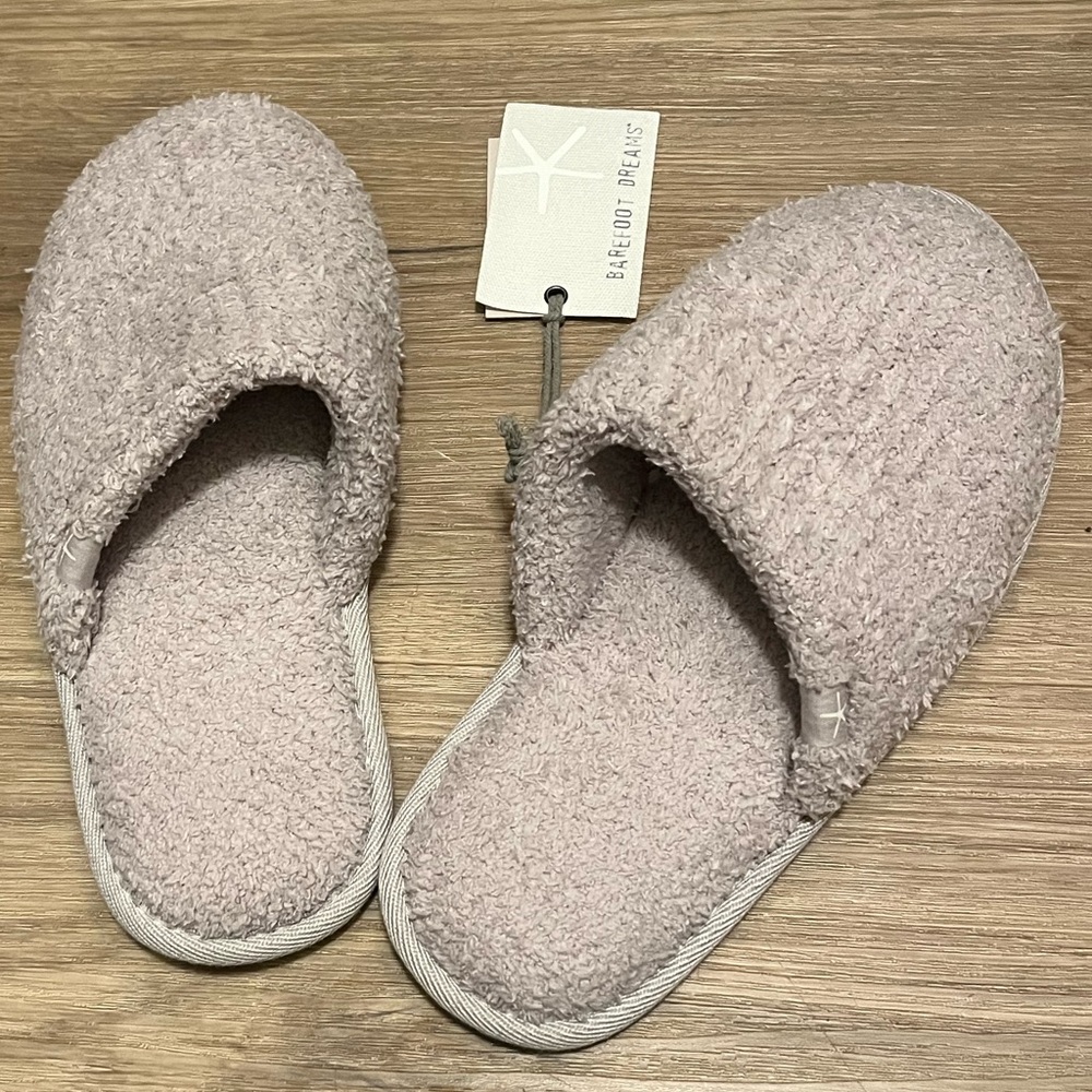 Barefoot Dream CozyChic Ribbed Slippers - NWT!